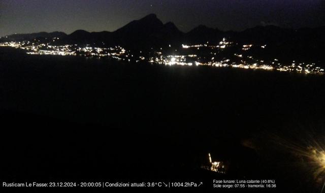 Webcam Le Fasse (San Zeno), Blick über den Gardasee